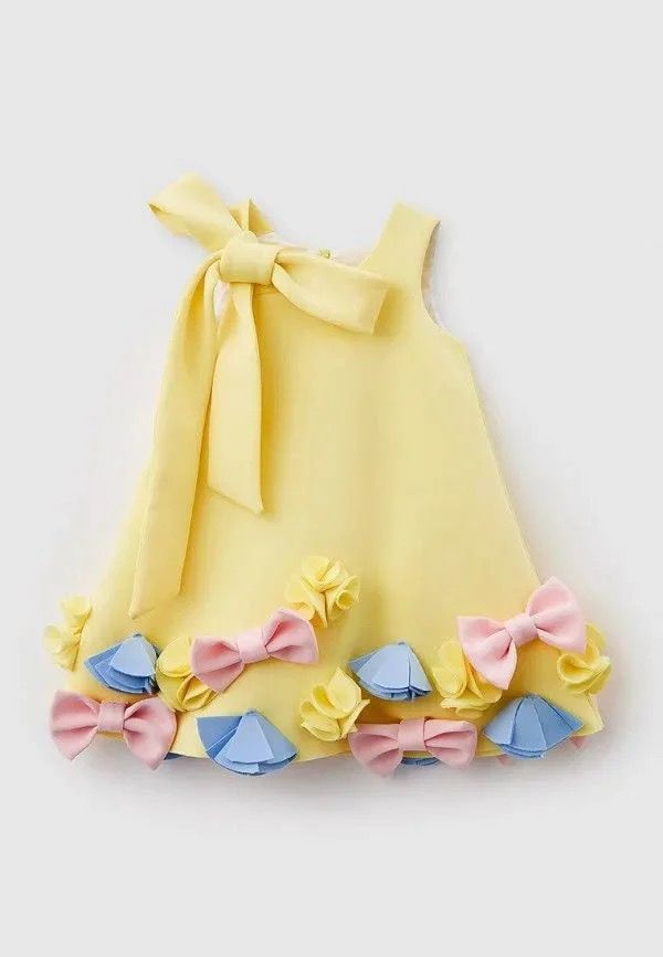 Bow Hem Summer Dress — Cotton Voile