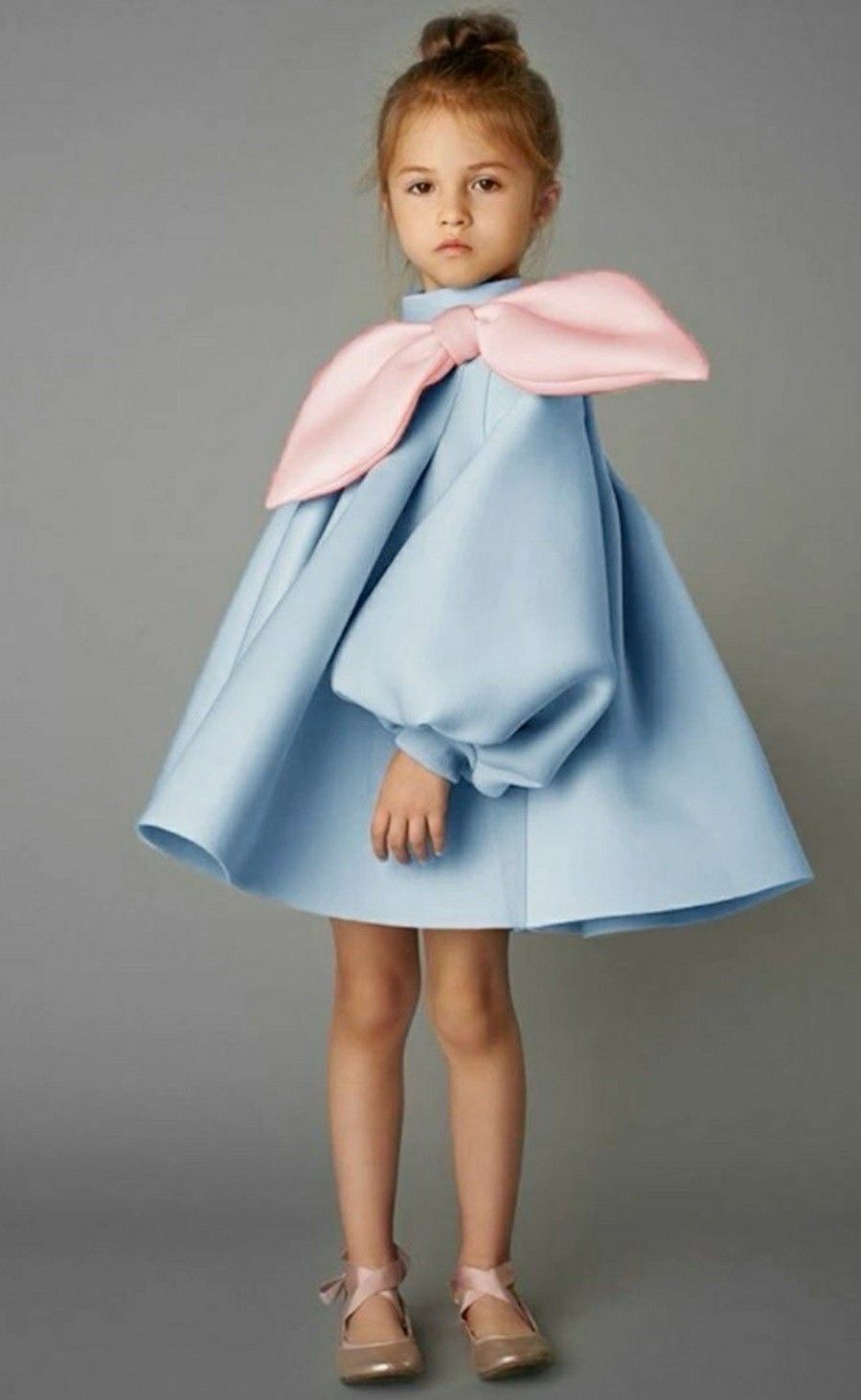 Grand Bow Occasion Dress — Duchess Satin